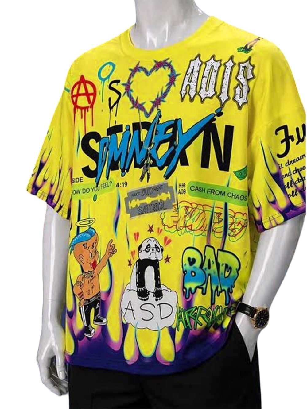 Kirin Strange Cyd Urban Shirt Hip Hop Street Graffiti Graphic Hyperbeast UNISEX